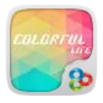 colorful life android application logo